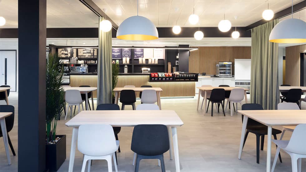 Boohoo London Head office cafe